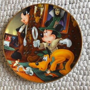 Detective Mickey Mouse Decorative Plate